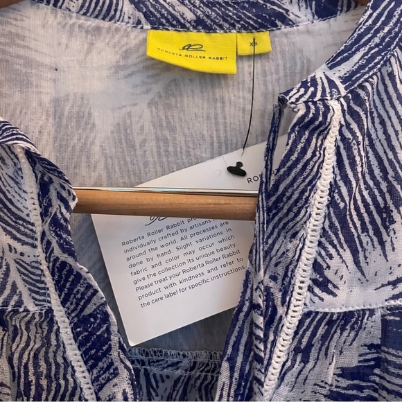 NEW ROBERTA ROLLER RABBIT Palm Pink Ombre Long Kurta Swim Cover Up Size XS - Picture 10 of 12